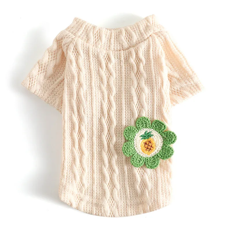 180g Knitted Cute Pet Clothes for Small Dogs, Casual and Stylish Autumn and Winter Clothes