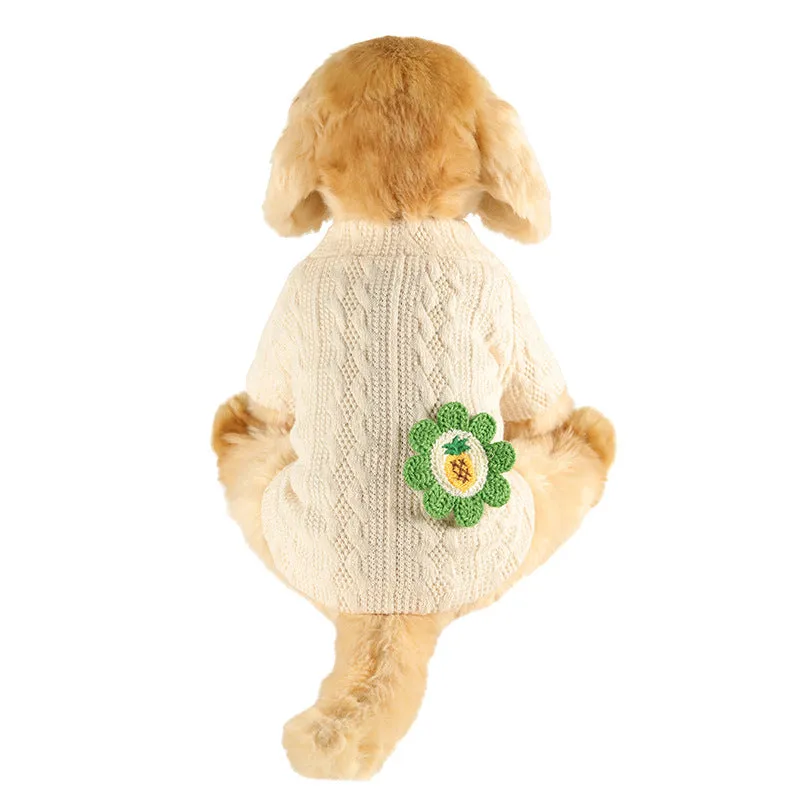 180g Knitted Cute Pet Clothes for Small Dogs, Casual and Stylish Autumn and Winter Clothes