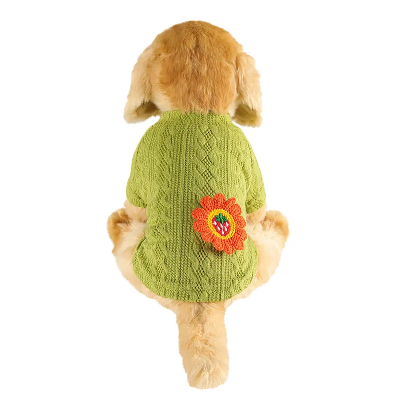 180g Knitted Cute Pet Clothes for Small Dogs, Casual and Stylish Autumn and Winter Clothes
