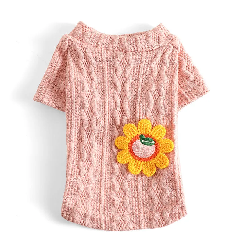 180g Knitted Cute Pet Clothes for Small Dogs, Casual and Stylish Autumn and Winter Clothes