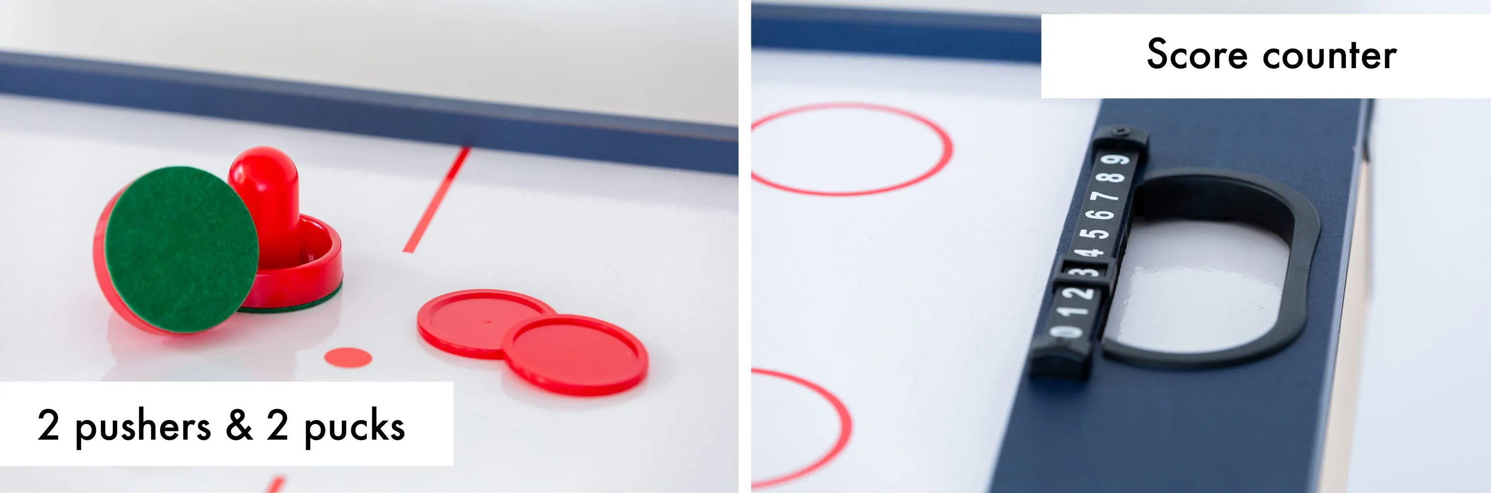 4-in-1 Games - Soccer, Table Tennis, Slide Hockey and Billiard Table