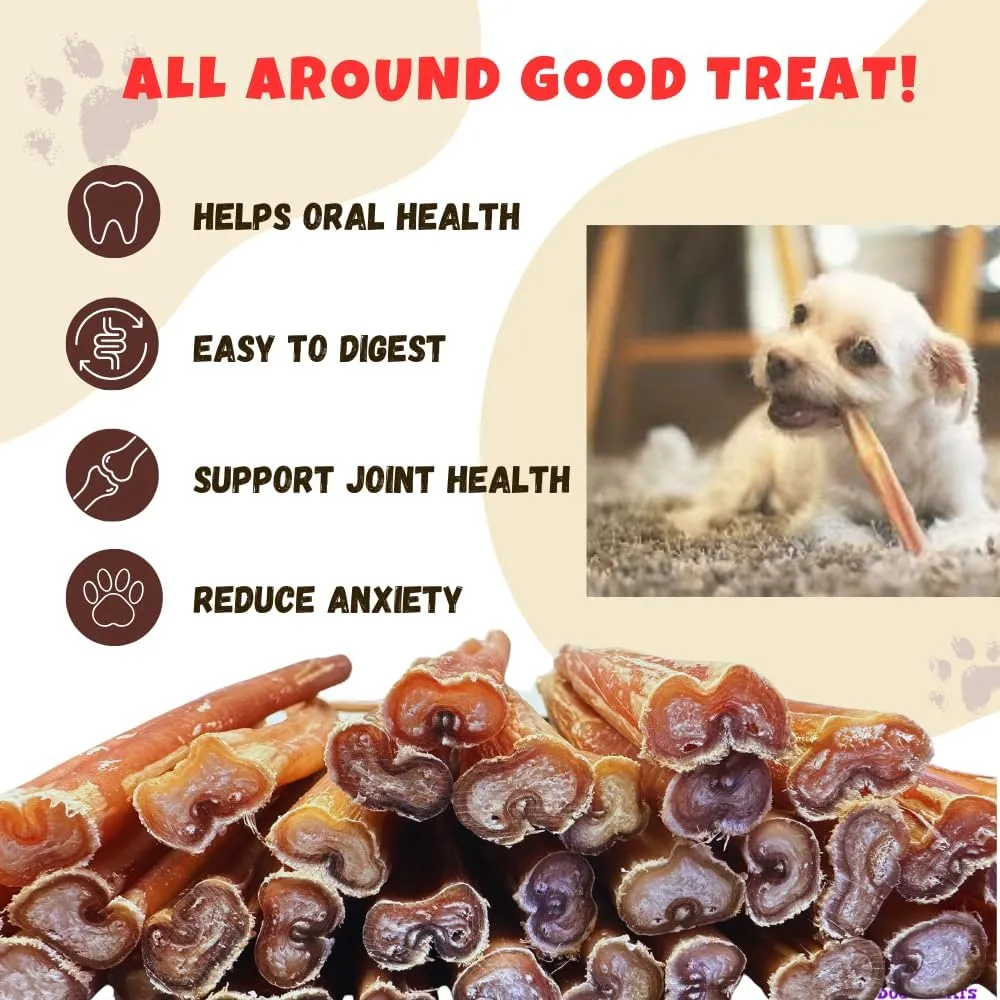 Amazing Dog Treats - 6 Inch Medium Size Bully Sticks (40 Count) - Bulk Bully Sticks for Dogs - No Hide Bully Stick Dog Bones