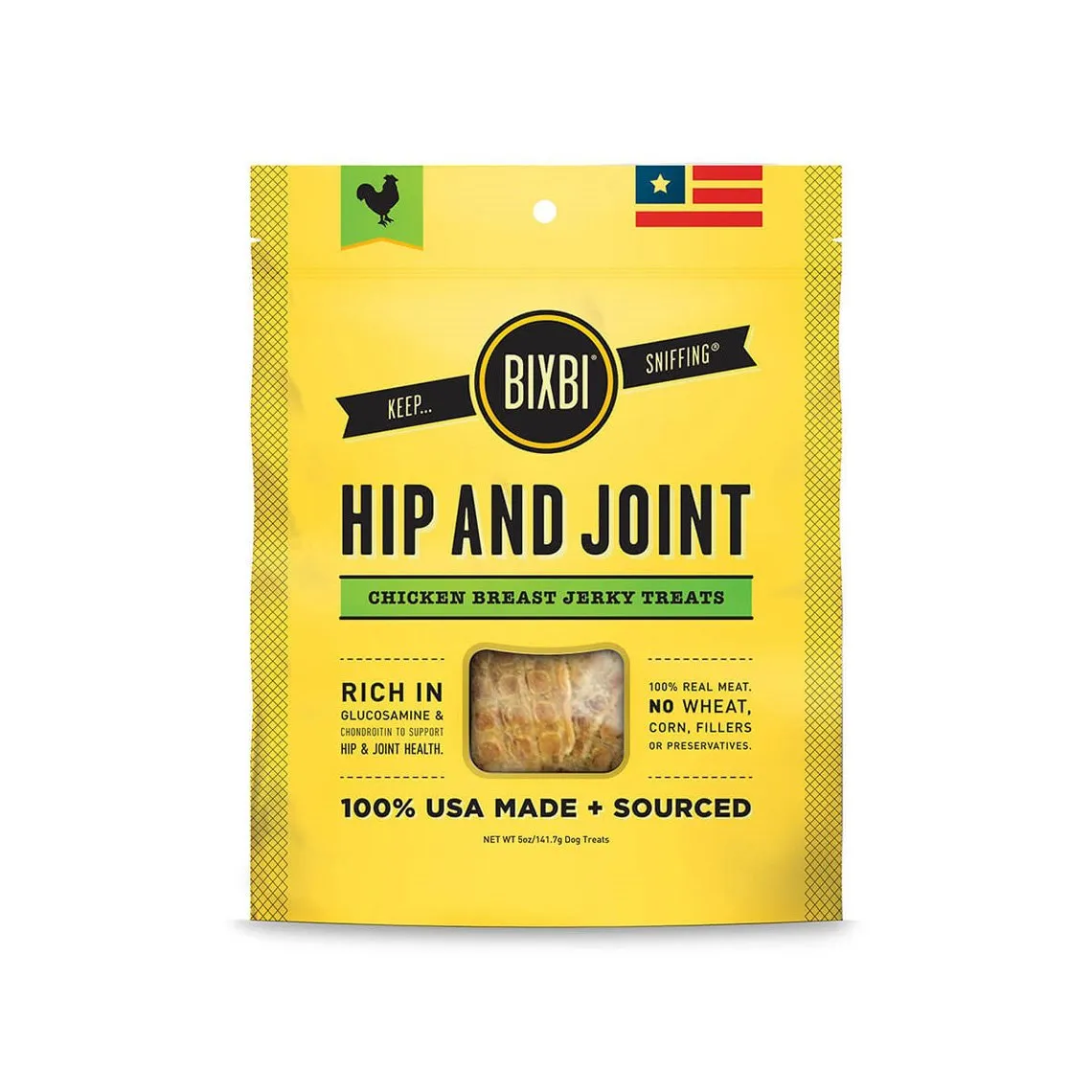 BIXBI Hip and Joint Functional Grain-Free Jerky Dog Treats