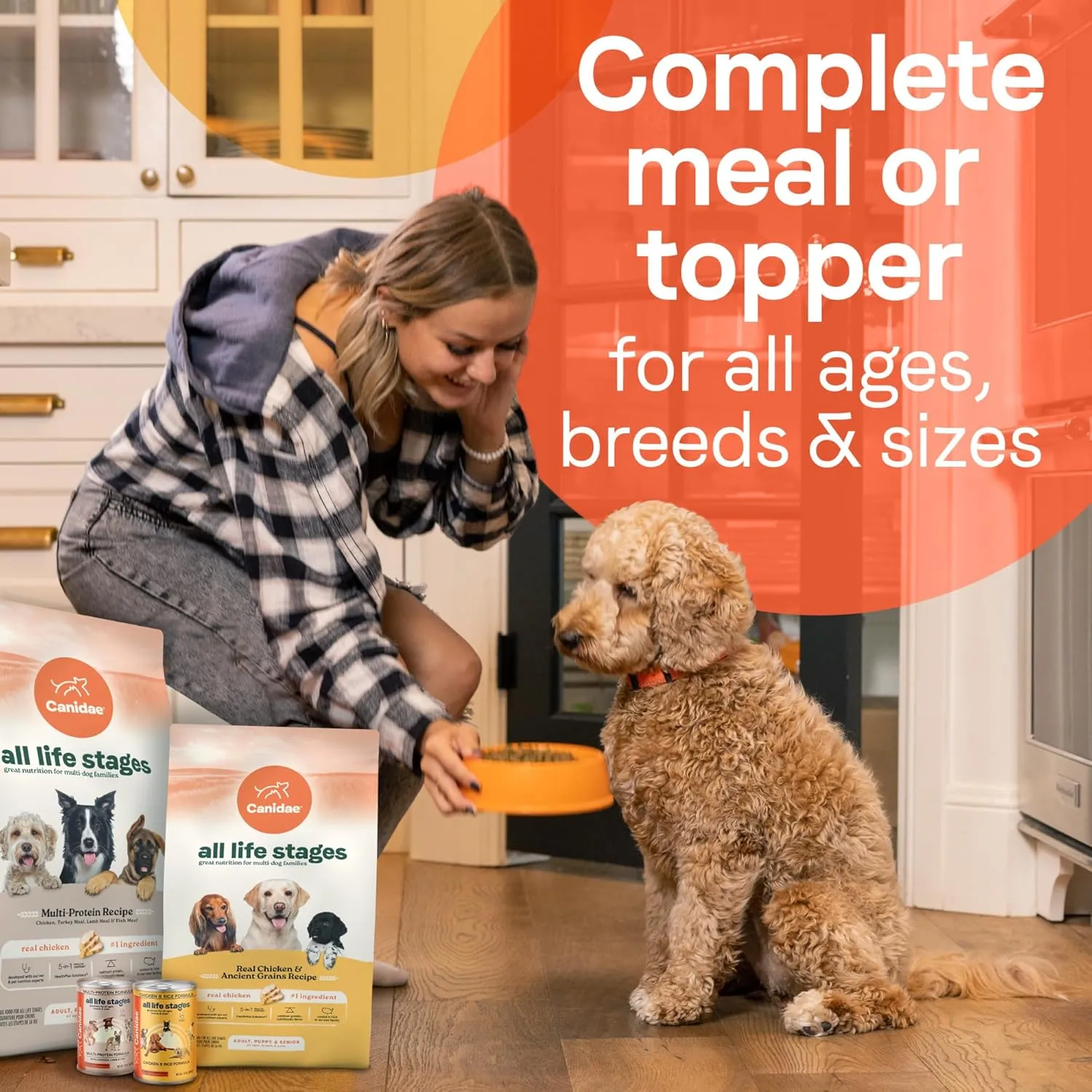 Canidae All Life Stages Premium Wet Dog Food Variety Pack, Multi-Protein Recipe and Chicken & Rice Recipe, 13 oz. (Case of 12)