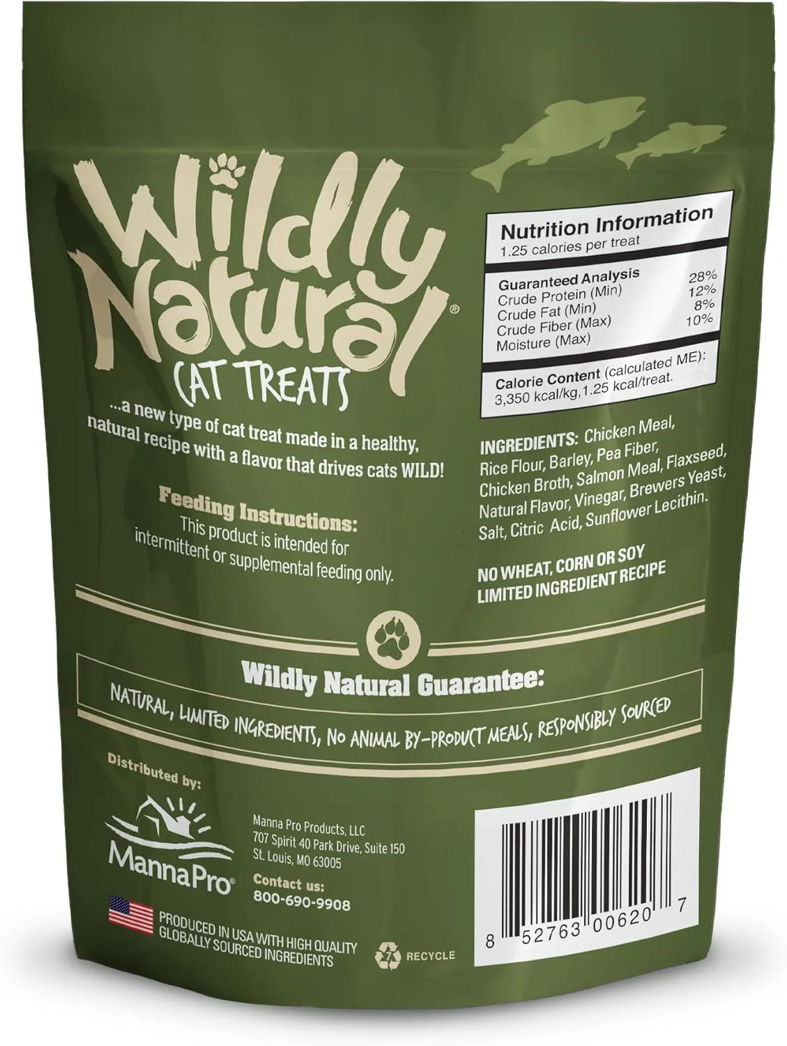 Cat Treats, 2.5 Ounces, Salmon Flavor (Pack of 2)