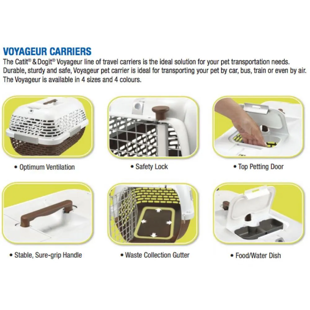 Catit Style Profile Voyageur 100 Cat Carrier - White Tiger