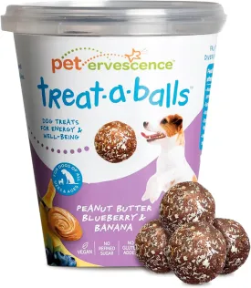 Chewy & Soft Dog Treats, All Natural, Non-GMO, Vegan, Gluten Free, Low Calorie Dog Treats for All Breeds & Sizes - Made in New Zealand, Peanut Butter, Blueberry, Banana 18pk