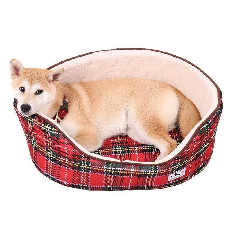 Designer Tartan Bed