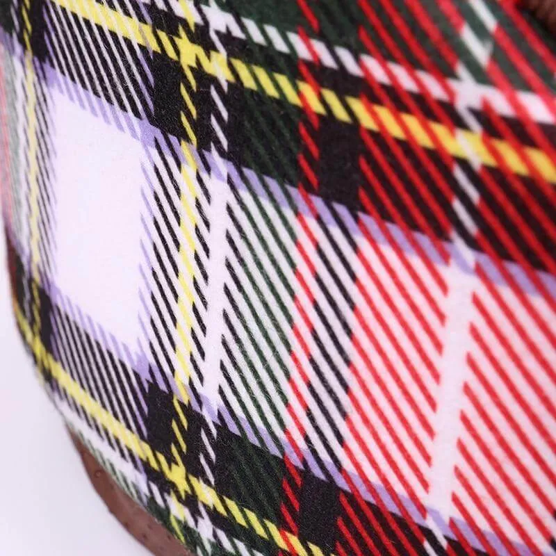 Designer Tartan Bed