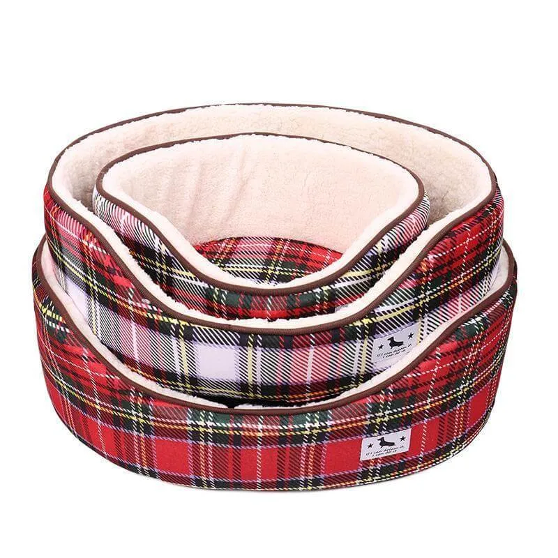 Designer Tartan Bed