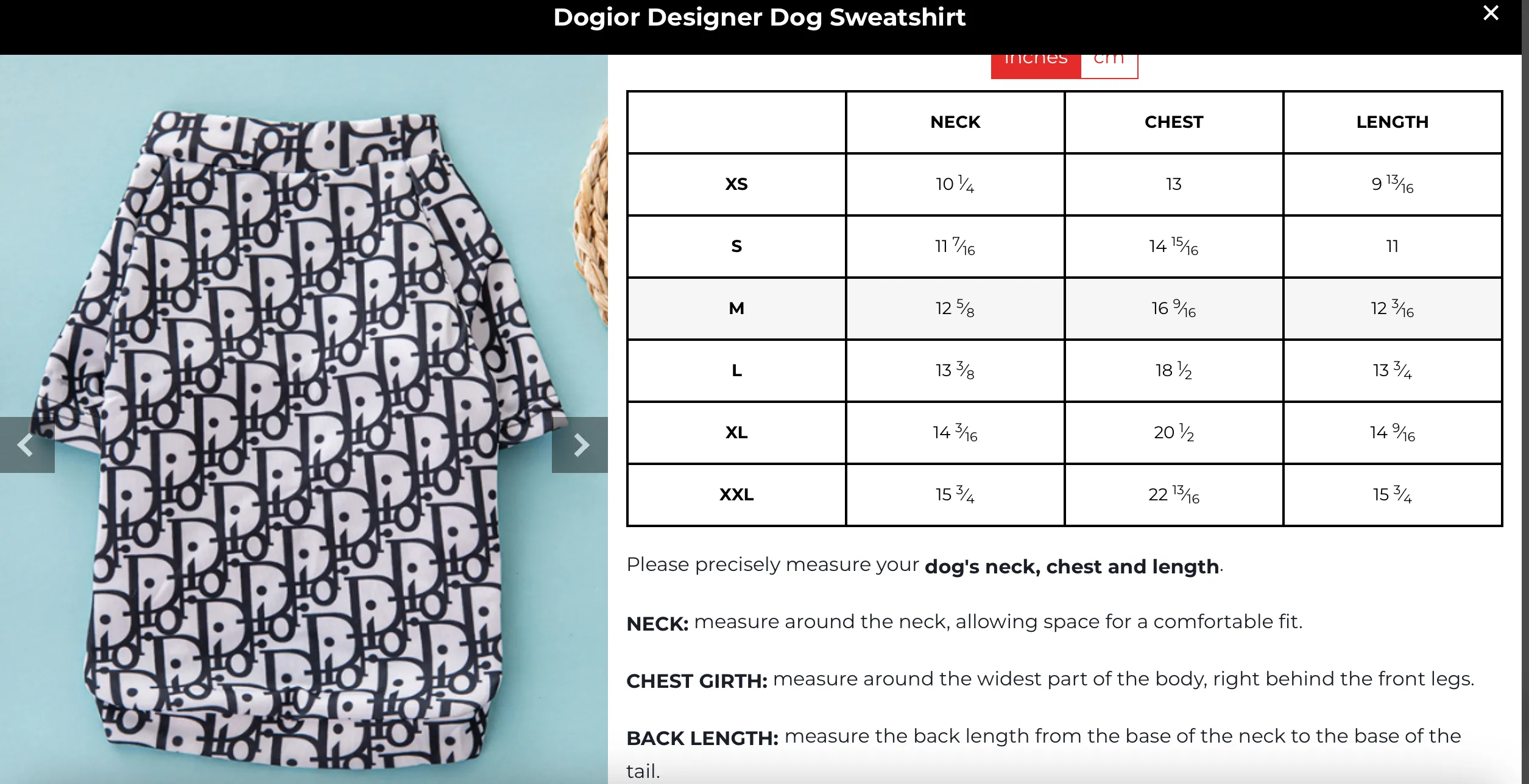 Dogior Designer Sweatshirt