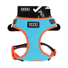 DOOG Neoflex Neoprene Beethoven Neon Blue and Orange Dog Harness Large^^^