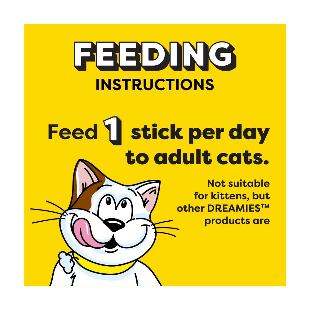 Dreamies | Cat Treats | Salmon Meaty Sticks - 6 x 5g