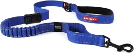 EzyDog Zero Shock Dog Leash - Shock Absorbing Bungee Leash For Dogs That Pull or Excite - Dual Handle and Reflective For Large, Medium, or Small Dogs (48-inch, Blue)