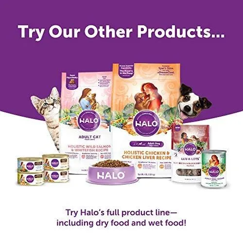 Halo Liv-A-Littles Grain Free Natural Dog Treats & Cat Treats, Freeze Dried Chicken Breast, 2.2-Ounce