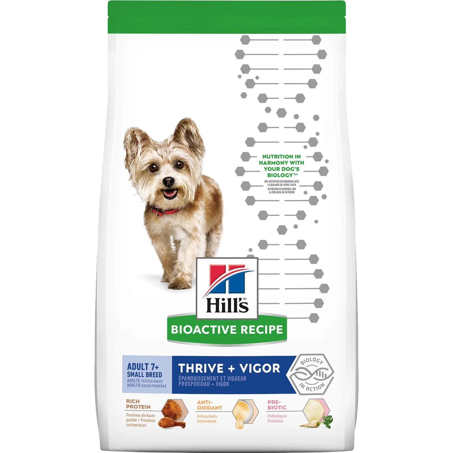 Hill's® Bioactive Recipe Adult 7  Small Breed Thrive   Vigor dog food