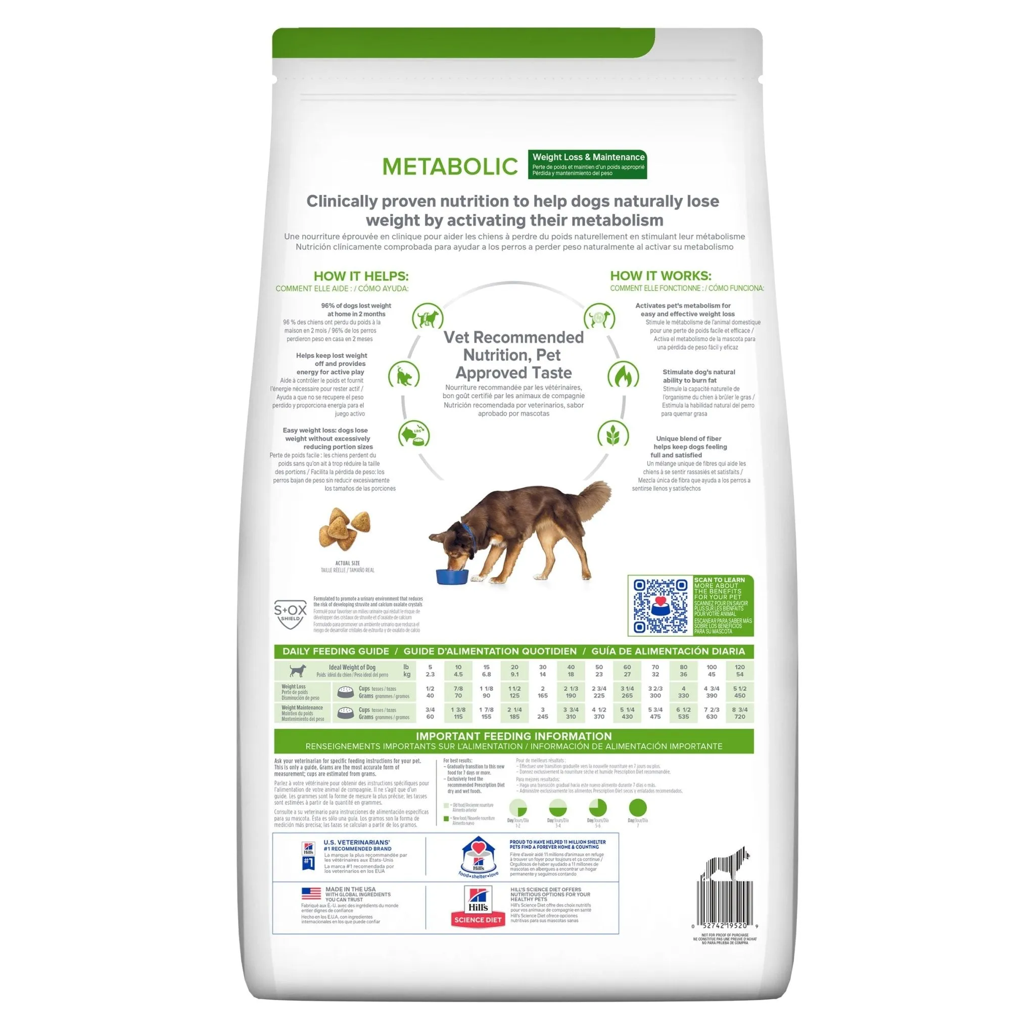 Hill's Prescription Diet Metabolic Weight Management Dry Dog Food 3.5kg