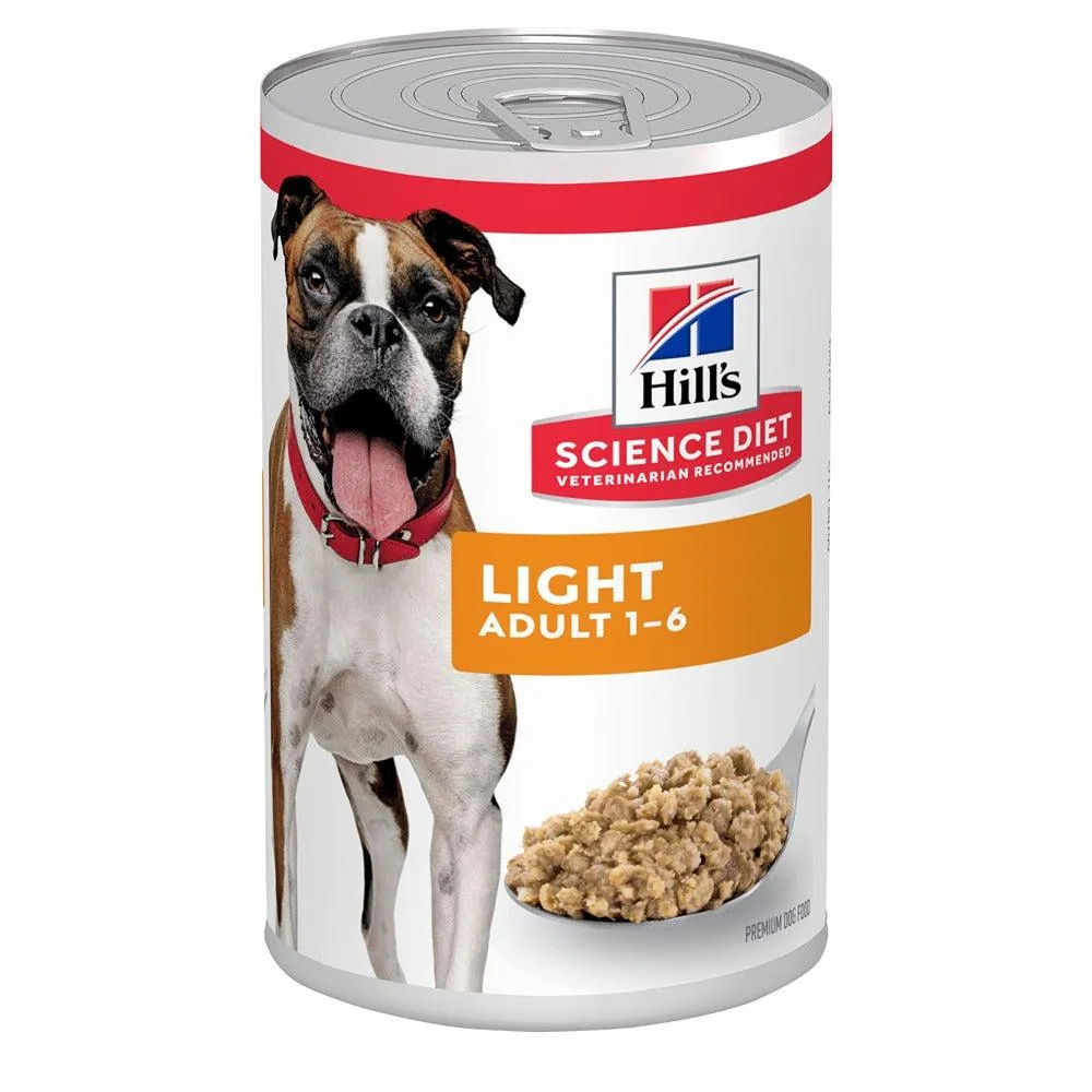 Hill's Science Diet Adult Light Canned Wet Dog Food