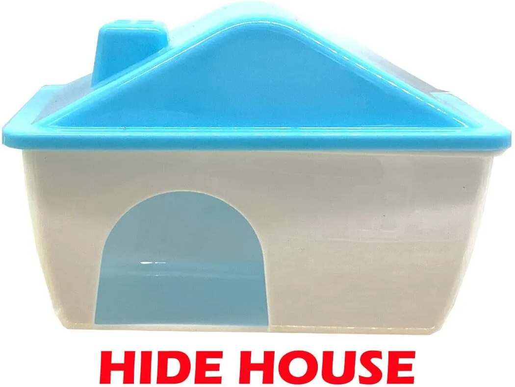 Large Deluxe 3-Tiers Hamster Gerbil Mouse Mice Habitat House Critters Cage with Complete Set of Accessories Expandable and Customizable