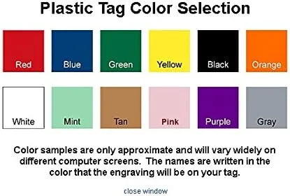 LuckyPet Pet ID Tag - Pink Plastic Cat Face - Durable Cat Tag - Easy to Read - Reflective on Back - Size: Small