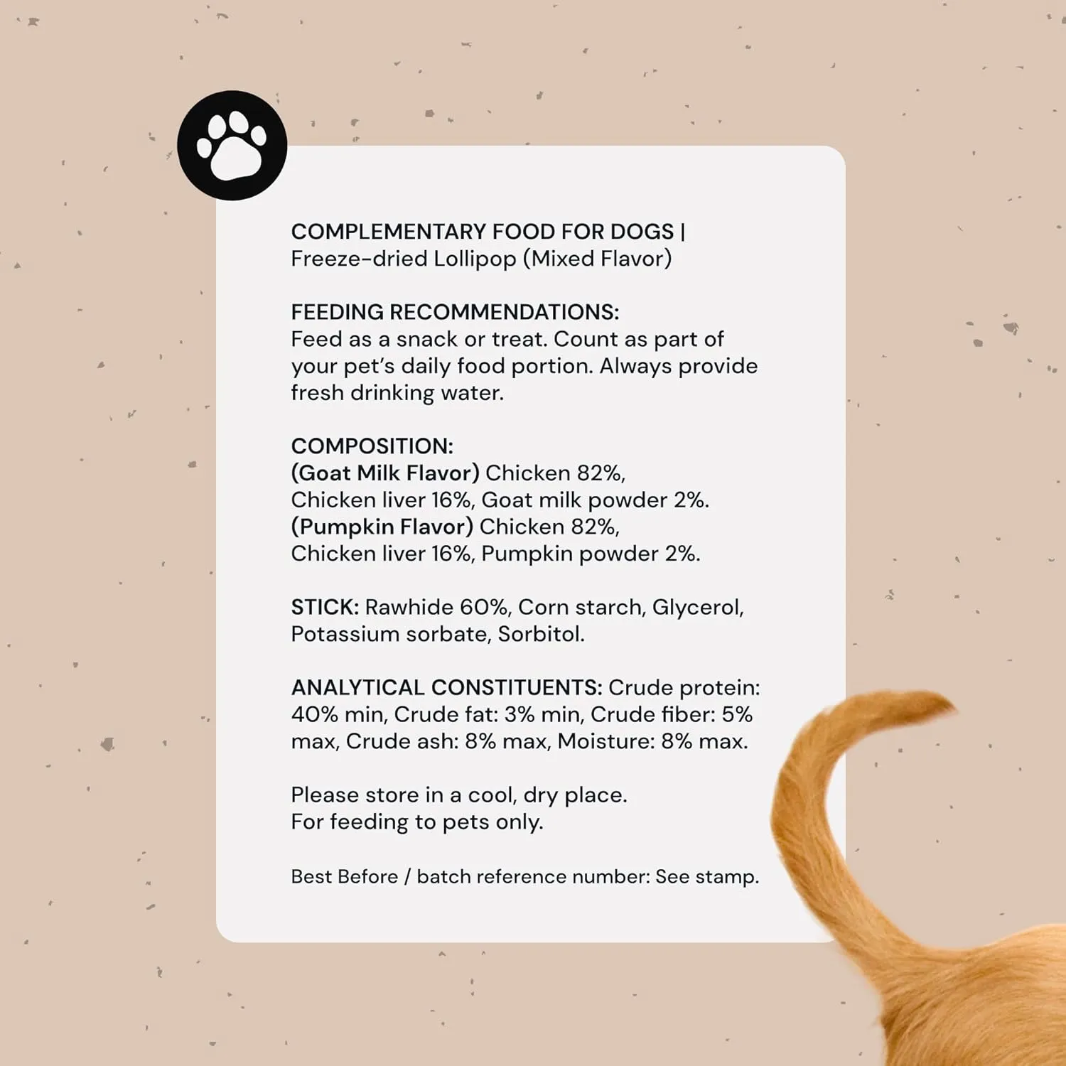 MalsiPree Lollipop Dog Birthday Treats - Low Calorie, High Protein Chicken Recipe with Digestion Friendly Pumpkin & Goat Milk - Dog Treats for Birthdays & Puppy Training (8 Pack)
