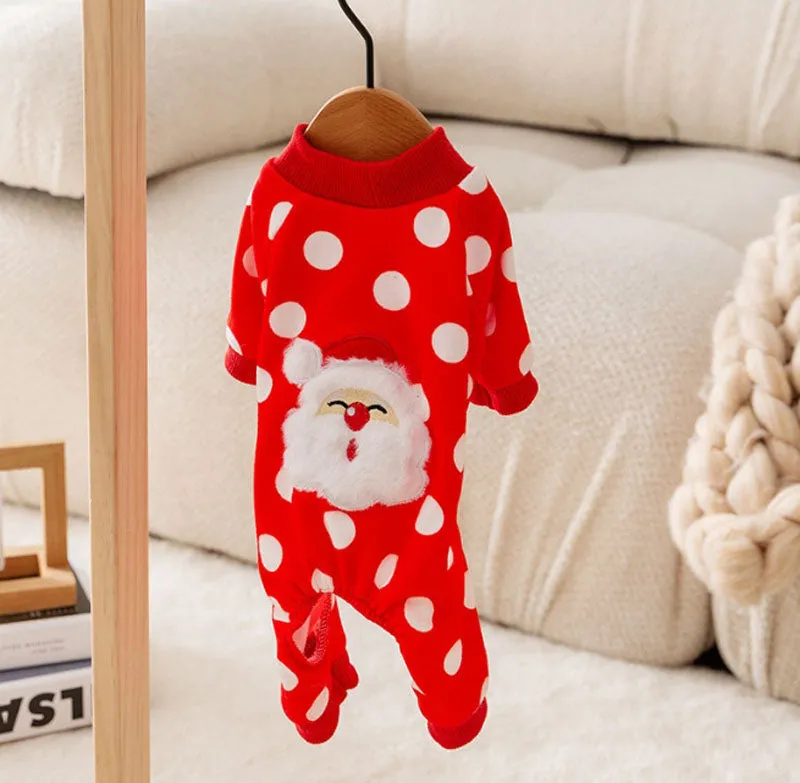 New Year clothes for small and medium-sized dogs