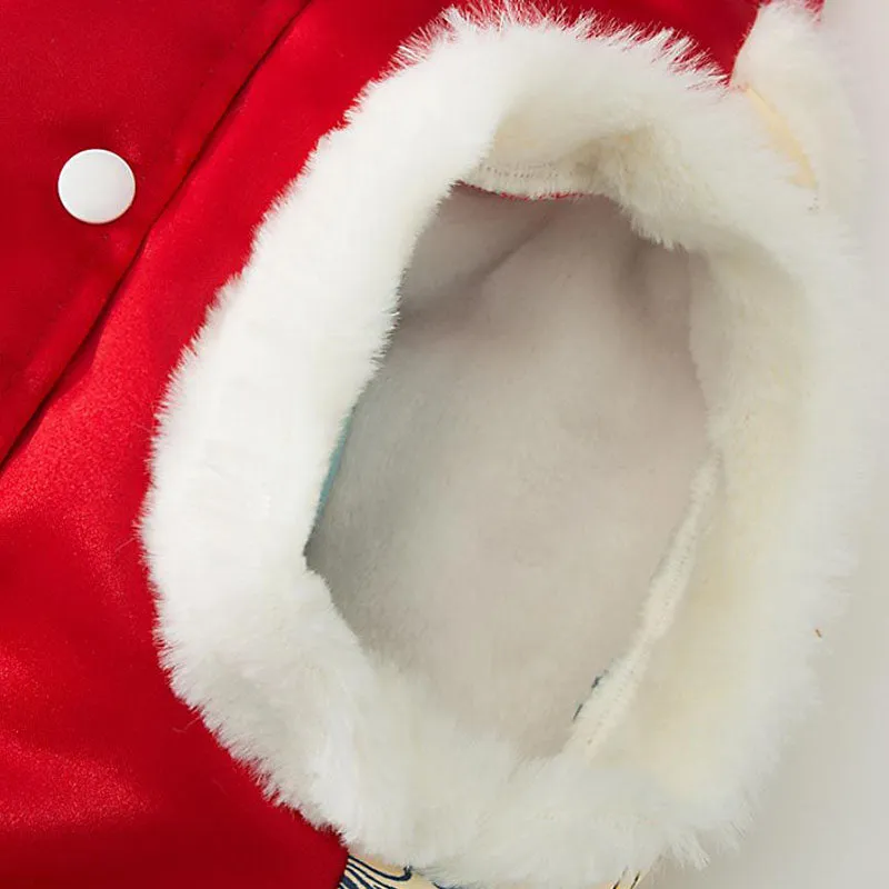 New Year's winter warm clothing for Corgi dogs in autumn and winter