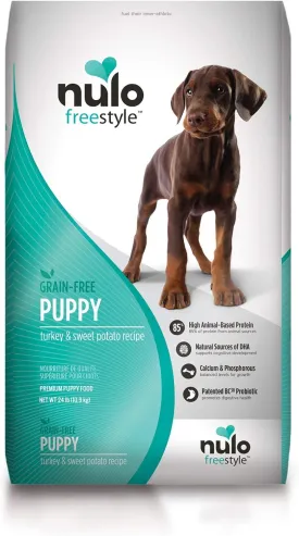 Nulo Freestyle Dry Puppy Food - Grain Free Kibble Recipe with DHA for Brain Development, Available for Large Breed Puppies