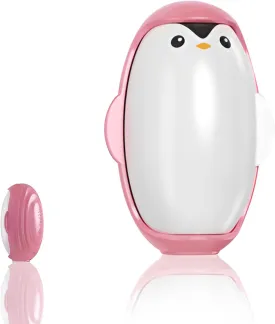 Penguin Shape Reusable Lint Roller Ball, Penguin Sticky Lint Remover, Penguin Hair Sticky Device, Penguin Hair Sticky Roller, Penguin Pet Hair Remover, Cute Penguin Lint Roller for Pets (Pink)