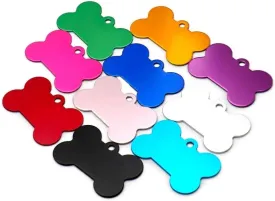 Personalized Anodized Bone Aluminum Pet ID Tags Collars Custom for Dog Cat Best Quaility