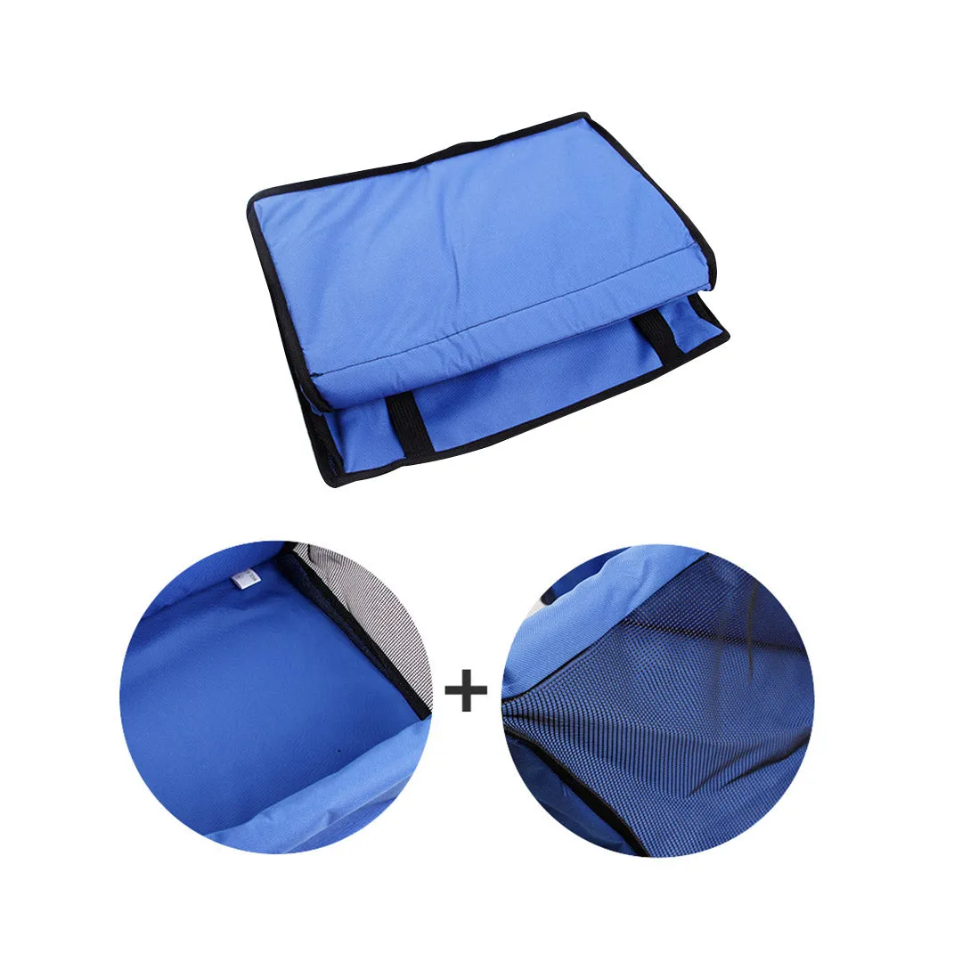 Pet Booster Car Seat Set of 2 Premium Waterproof Breathable Mesh Safety Travel Portable Dog Carrier Bag
