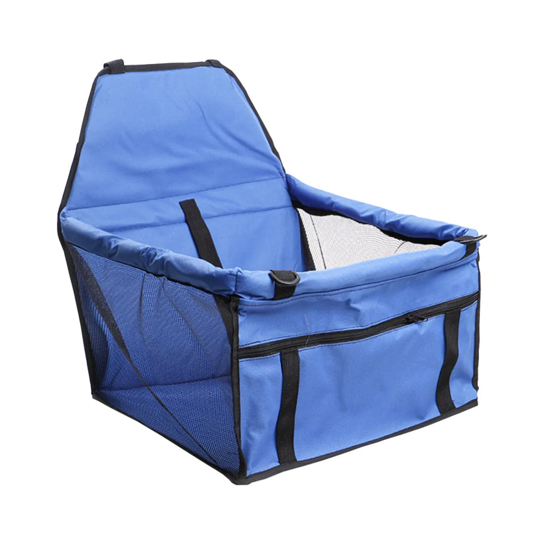 Pet Booster Car Seat Set of 2 Premium Waterproof Breathable Mesh Safety Travel Portable Dog Carrier Bag