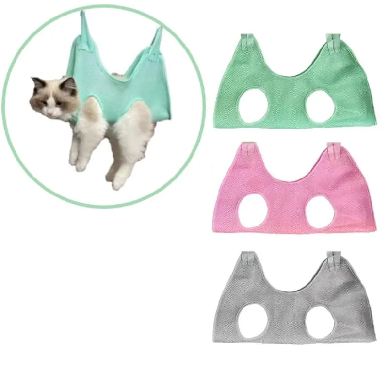 Pet Grooming Bag Set - Cat Nail Cutting Restraint