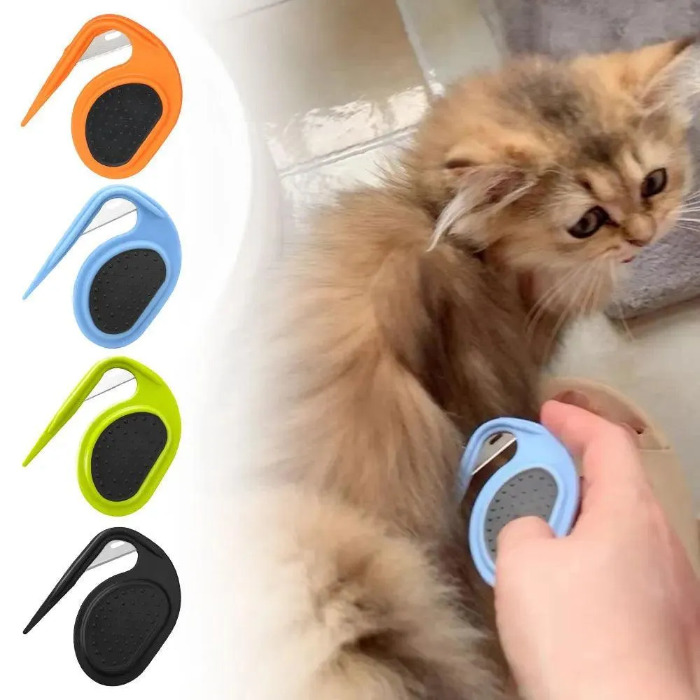Pet Hair Cutter Comb – Lightweight, Durable Grooming Tool for Removing Tangles and Knots, Suitable for All Pets, Available in 4 Colors