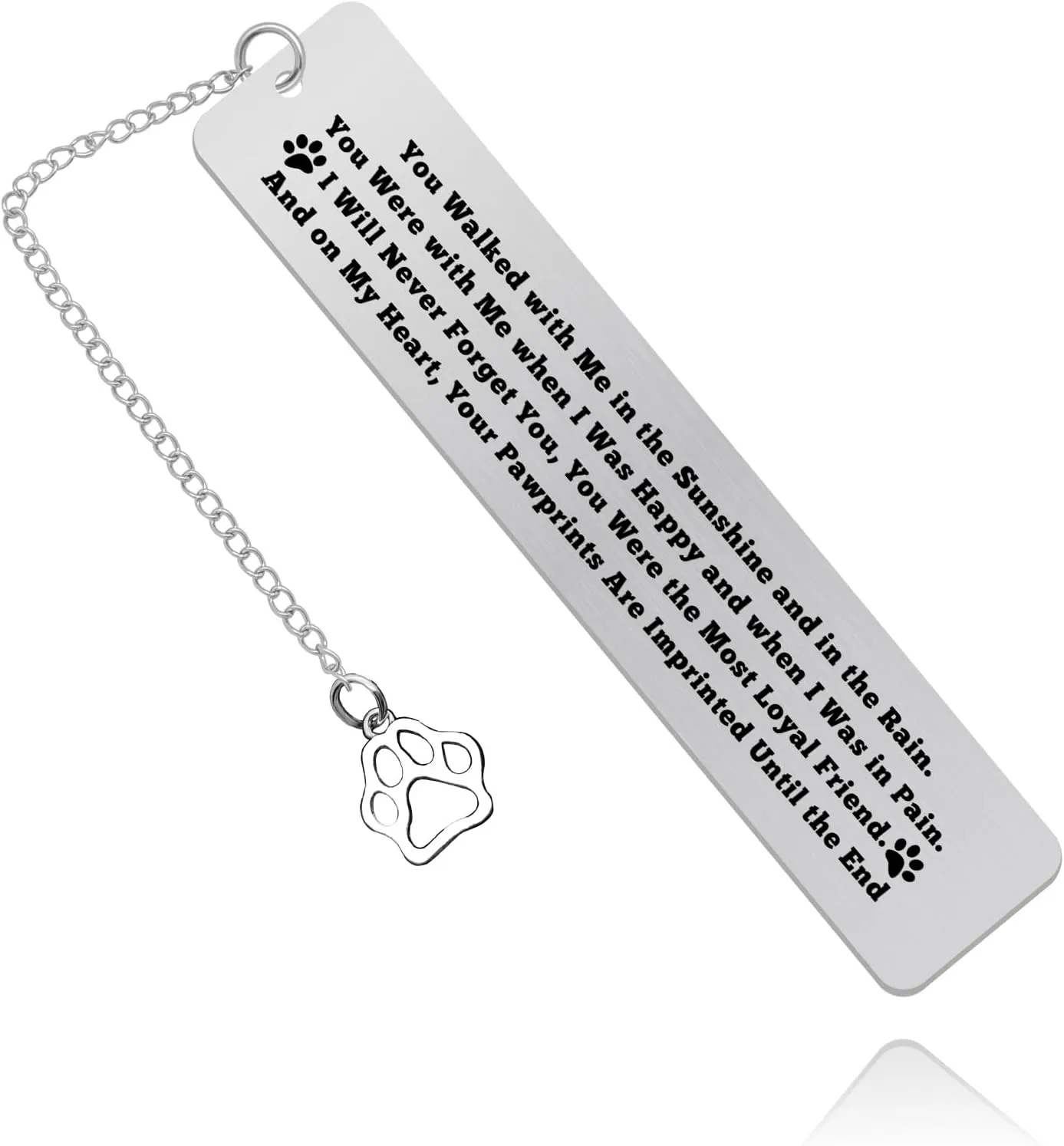 Pet Memorial Bookmark Loss of Cat Gifts Dog Memorial Gifts Sympathy Gifts Encouragement Gifts for Dog or Cat Loss Pet Remembrance Gifts for Loss of Dog Cat Passing Away Bookmark Gifts for Loss Pet