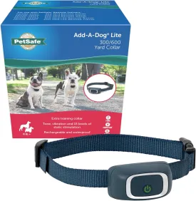 PetSafe Add-A-Dog Remote Training Collar  Smaller Version for Small or Medium Dogs  Choose from Tone, Vibration, or 15 Levels of Static Stimulation  Waterproof and Durable  Rechargeable
