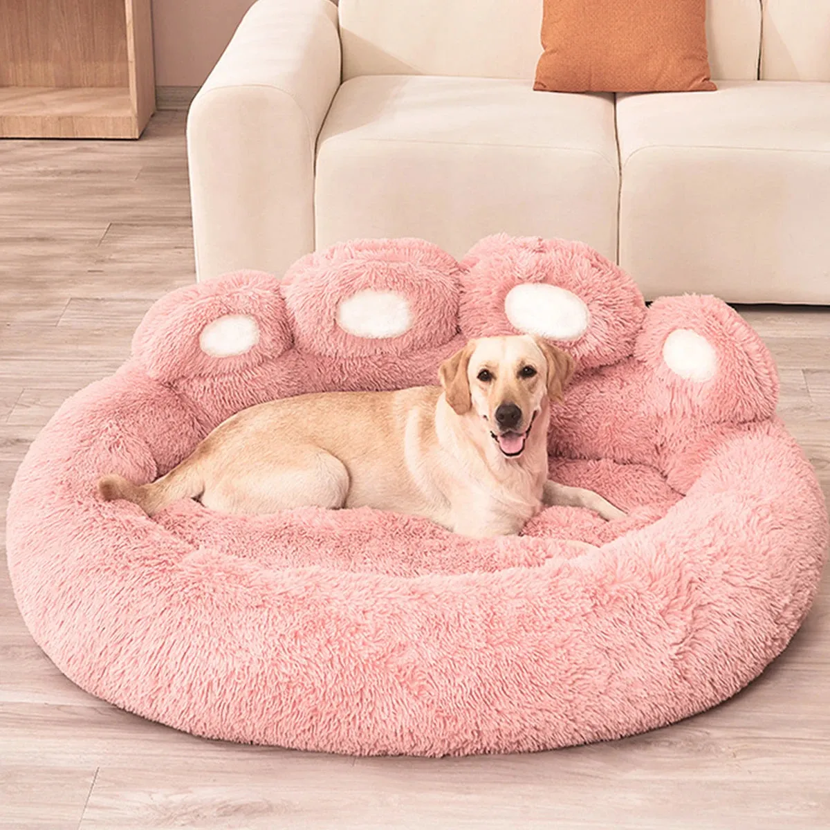 Plush Bear Paw Pet Dog Sofa Beds for Ultimate Comfort!