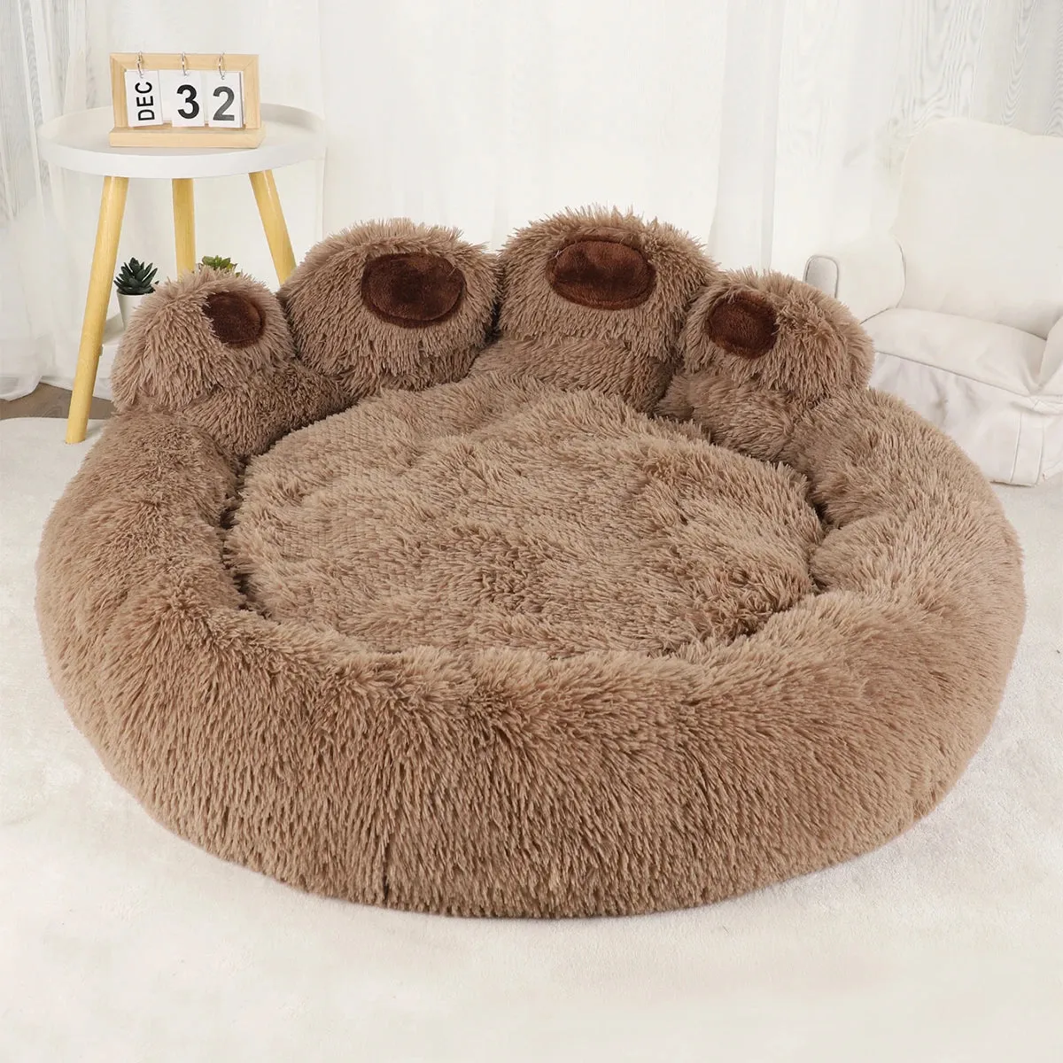 Plush Bear Paw Pet Dog Sofa Beds for Ultimate Comfort!