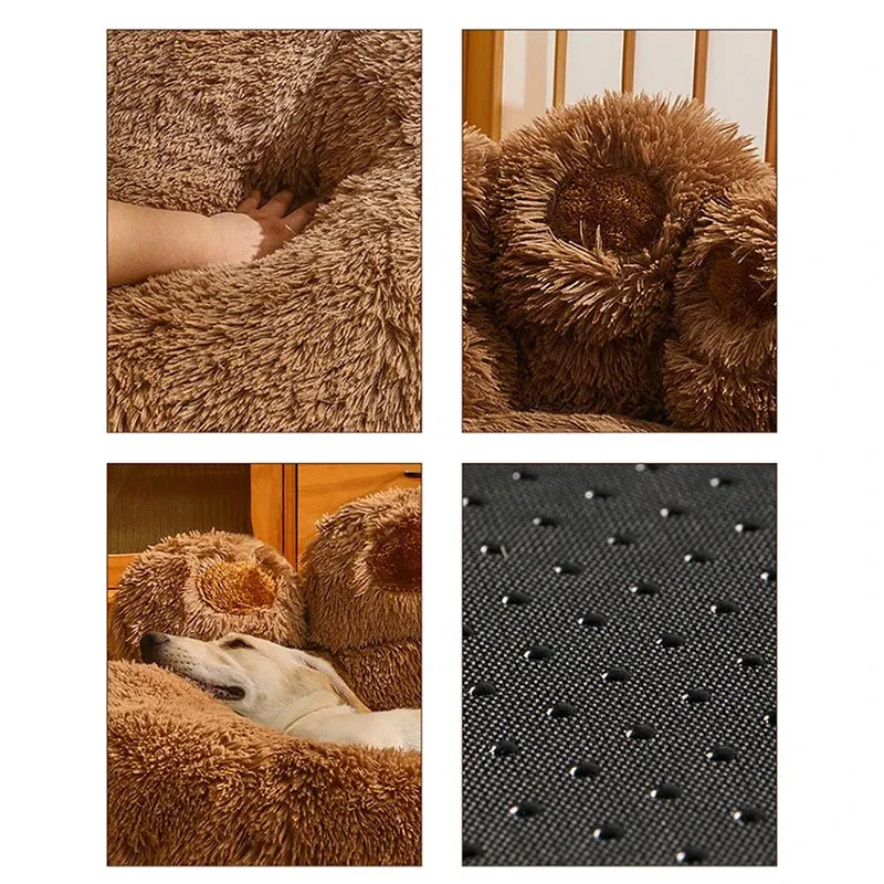 Plush Bear Paw Pet Dog Sofa Beds for Ultimate Comfort!