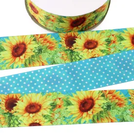 Sunflowers Grosgrain Ribbon