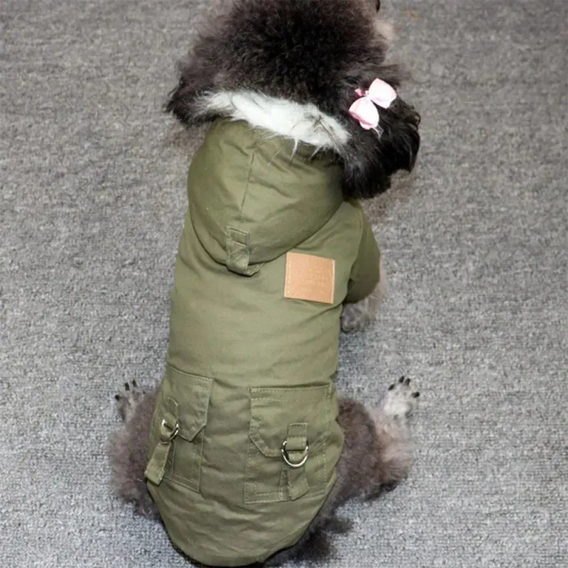 Warm Winter Dog Jacket - Cozy Puppy Hoodie for Small & Medium Dogs