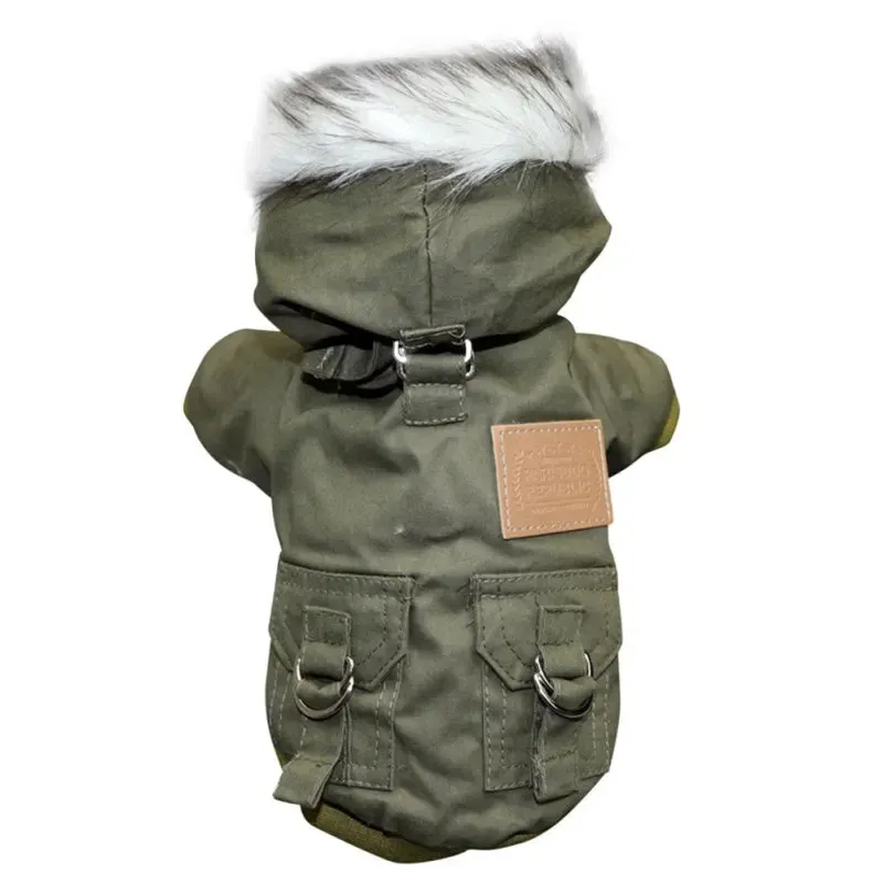 Warm Winter Dog Jacket - Cozy Puppy Hoodie for Small & Medium Dogs