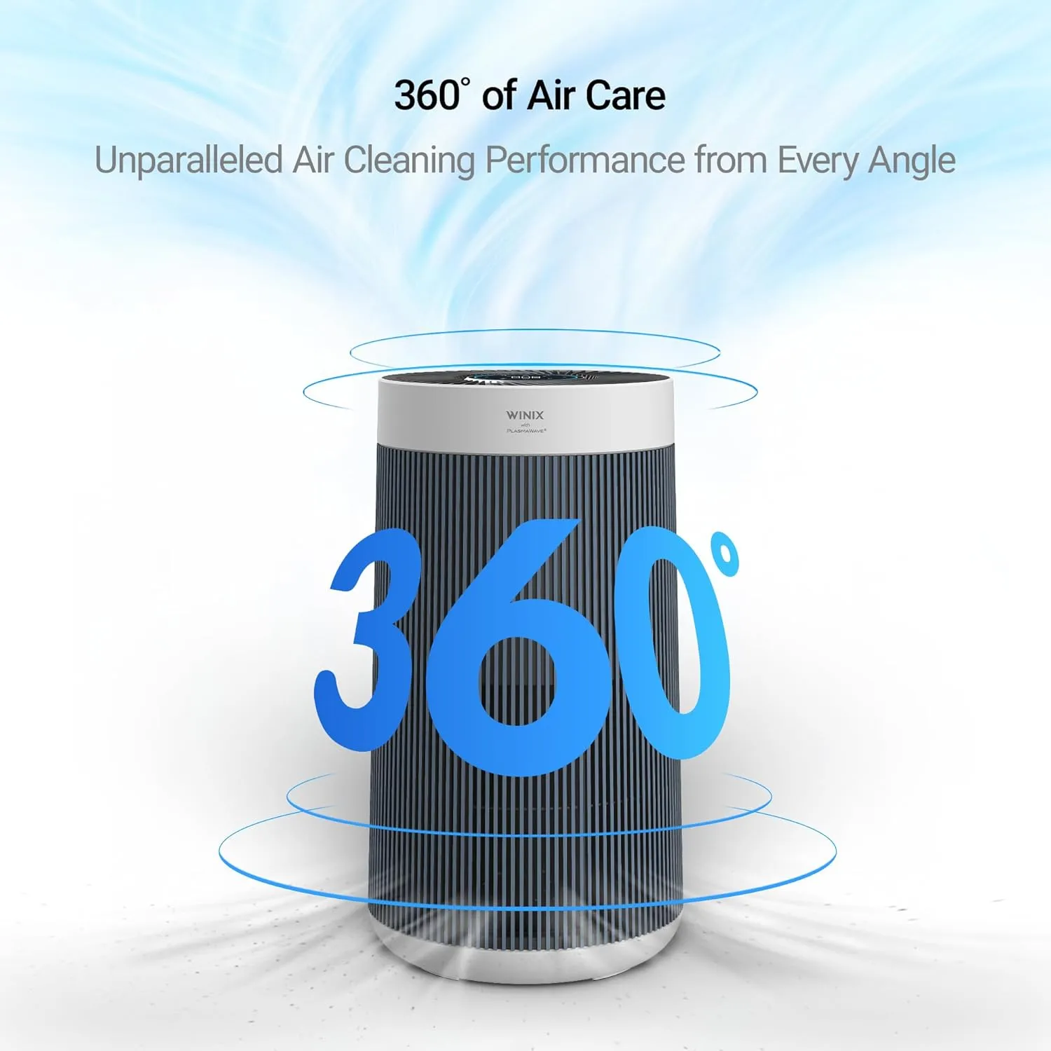 WINIX T830 Air Purifier for Home Extra Large Room Up to 1968 Ft in 1 Hr With Smart Wi-Fi, Air Quality Monitor, True HEPA, Carbon Filter and Auto Mode, Captures Pet Allergies, Smoke, Dust