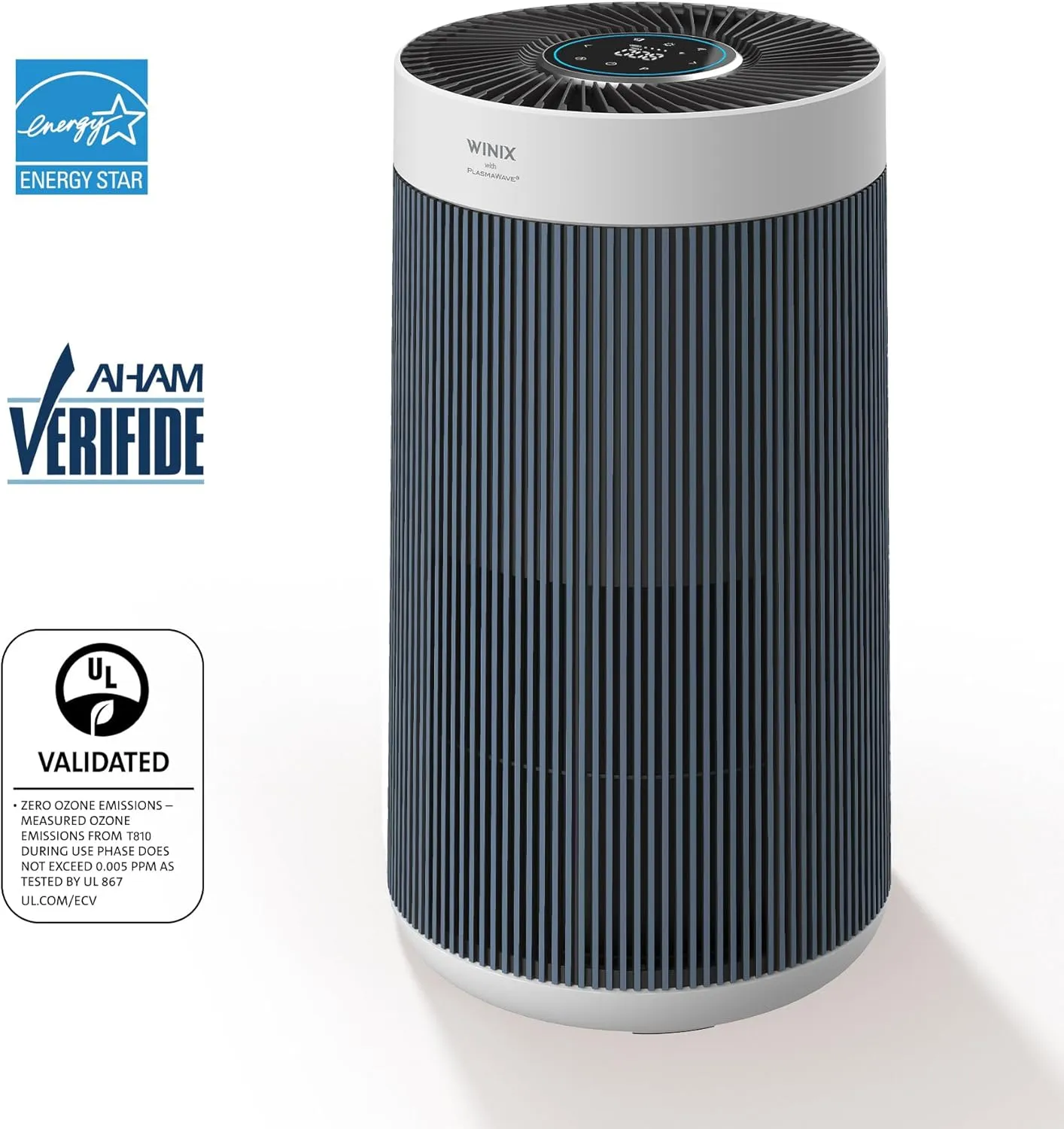 WINIX T830 Air Purifier for Home Extra Large Room Up to 1968 Ft in 1 Hr With Smart Wi-Fi, Air Quality Monitor, True HEPA, Carbon Filter and Auto Mode, Captures Pet Allergies, Smoke, Dust