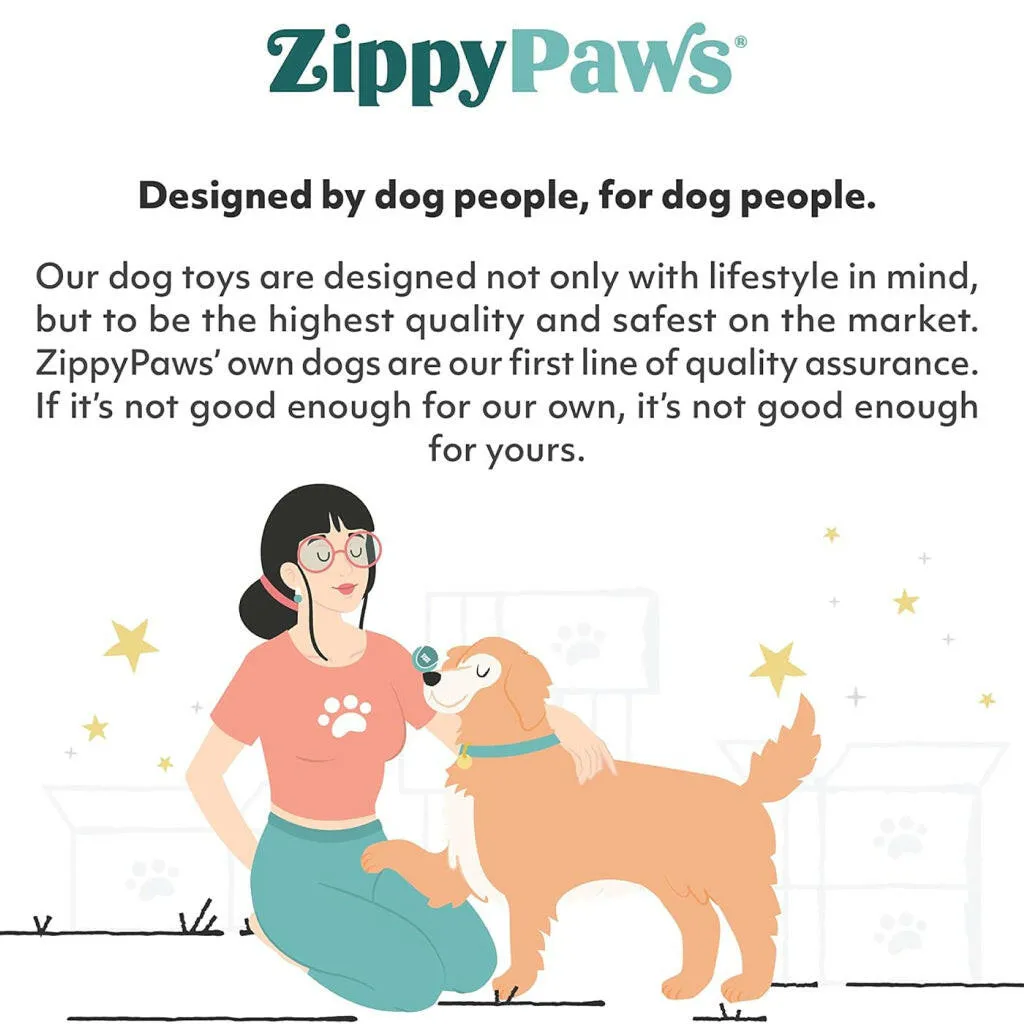 Zippy Paws Burrow Chipmunks 'n Log - Interactive Log Toy for Dogs